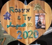Rob & Ty's Wedding Heart
