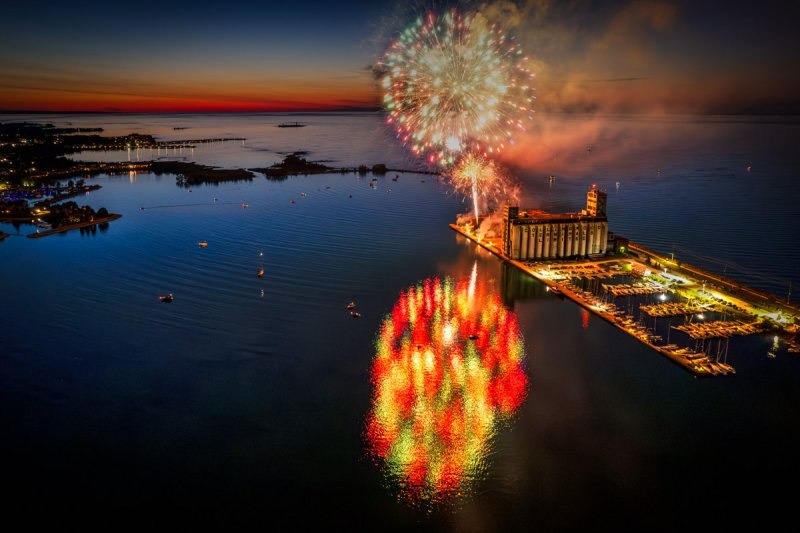 Canada Day on fire in Collingwood!