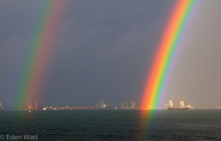 Double Rainbow in Toronto Harbour